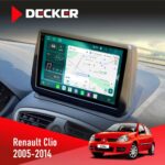 Штатна магнітола Renault Clio 2005-2014 Decker D9-004 з екраном QLED 2K