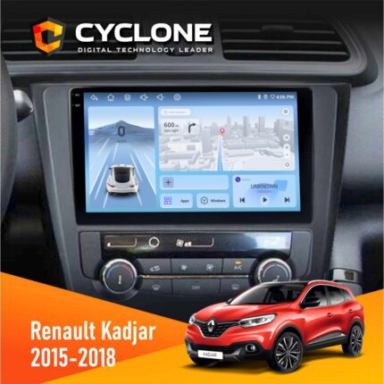 Штатна магнітола Renault Kadjar 2015-2018 Cyclone