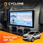 Штатна магнітола Renault Logan Cyclone C9-012 4x64 DSP 4G