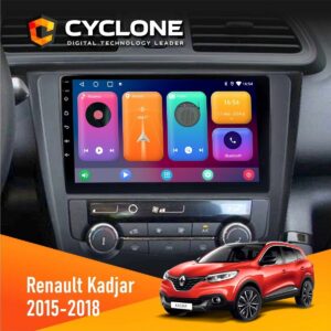 Штатна магнітола Renault Kadjar 2015 2018 Cyclone C9-001 2x64 CPL