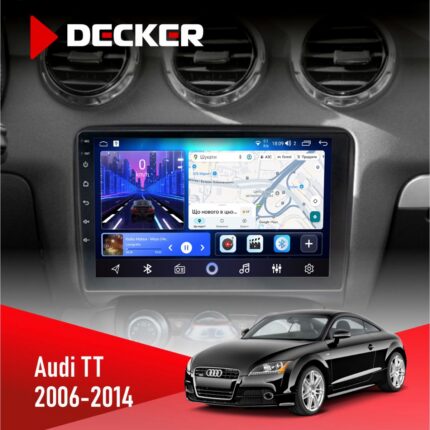 Штатна магнітола Audi TT 2006-2014 Decker D9-006 4x64, 4G