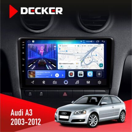 Штатна магнітола Audi A3 2003-2012 Decker D9-006 4x64, 4G