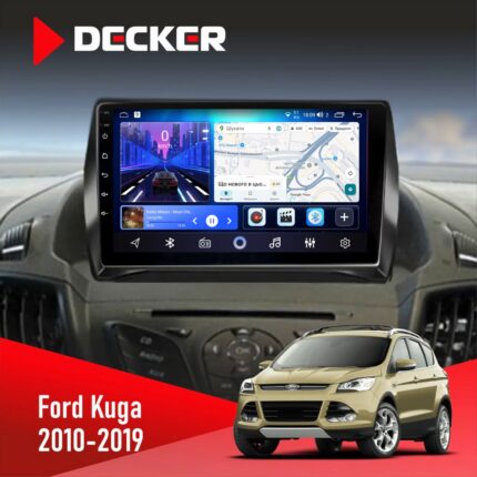 Штатна магнітола Ford Kuga Decker D9-006 з QLED екраном