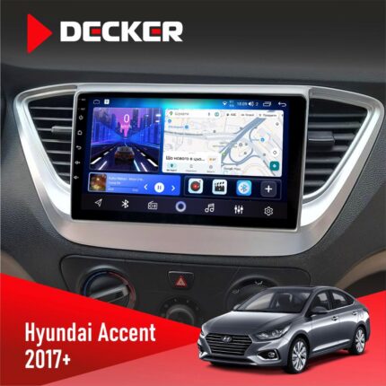 Штатна магнітола Hyundai Accent 2017 Decker D9-006 4x64, 4G
