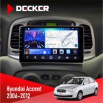 Штатна магнітола Hyundai Accent 2006-2012 Decker D9-006 4x64, 4G