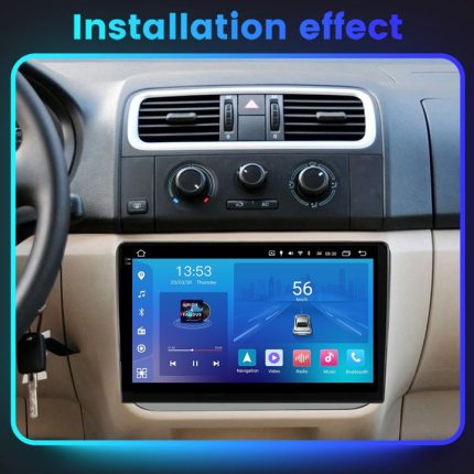 Штатна FORS auto магнітола Skoda Fabia (2+32Gb, 10") - вигляд збоку