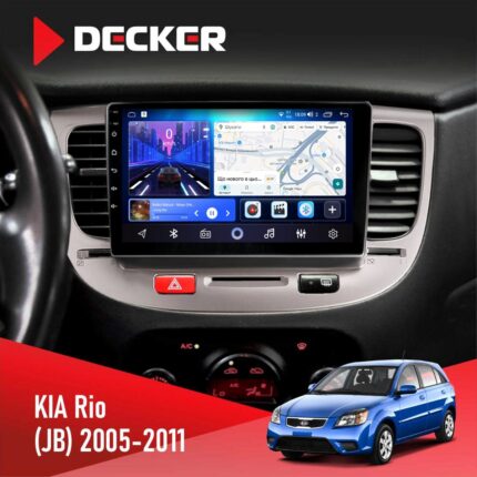 Штатна магнітола KIA Rio JB Decker D9-006 4x64, 4G