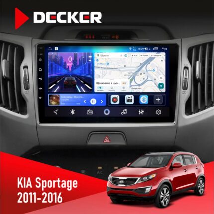 Штатна магнітола KIA Sportage 2011 2016 CAN Decker D9-006 4x64, 4G