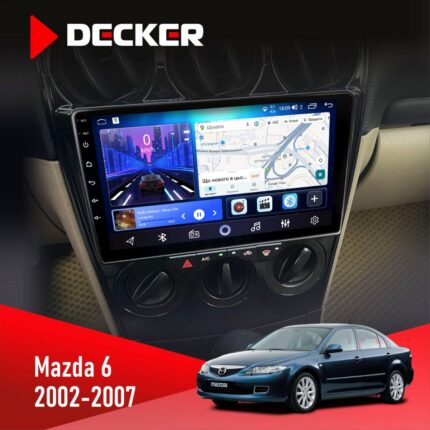 Штатна магнітола Mazda 6 2002-2007 Decker