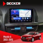 Штатна магнітола Mazda 6 2012-2015 Decker D9-006 з 4G
