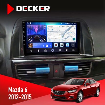 Штатна магнітола Mazda 6 2012-2015 Decker D9-006 з 4G