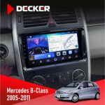 Штатна магнітола Mercedes B Class Decker D9-006 вид спереду