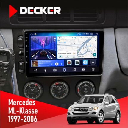 Штатна магнітола Mercedes-Benz ML-Class (W163) 1997-2006 Decker D9-006 4x64, 4G