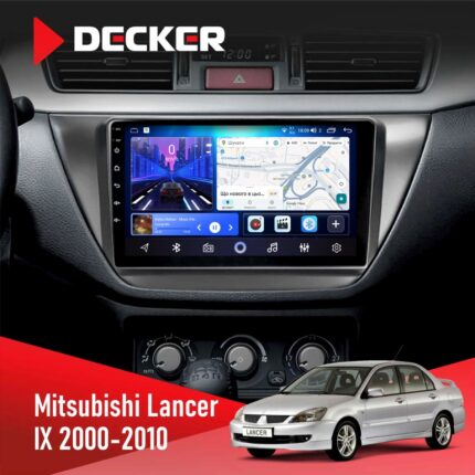 Штатна магнітола Mitsubishi Lancer 9 Decker D9-006 4x64, 4G