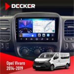 Штатна магнітола Opel Vivaro 2014-2019 Decker D9-006 4x64, 4G