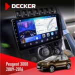 Штатна магнітола Peugeot 3008 Decker D9-006 з 4G