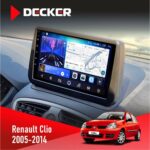 Штатна магнітола Renault Clio 2005-2014 Decker D9-006 з 4G модулем