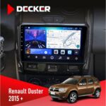 Штатна магнітола Renault Duster 2015+ Decker D9-006 4x64, 4G