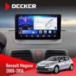 Штатна магнітола Renault Megane III 2008-2016 Decker D9-006 4x64, 4G