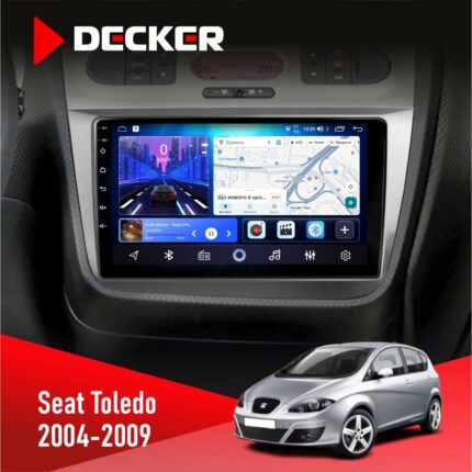 Штатна магнітола Seat Toledo 2004-2009 Decker D9-006 4x64, 4G