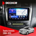Штатна магнітола Toyota Avensis 2008-2015 Decker D9-006 4x64, 4G
