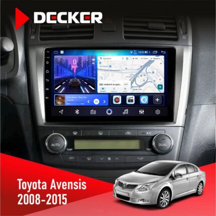 Штатна магнітола Toyota Avensis 2008-2015 Decker D9-006 4x64, 4G