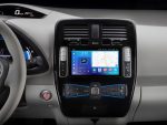 Штатна магнітола FORS.auto для Nissan Leaf 2009-2017 - вигляд збоку