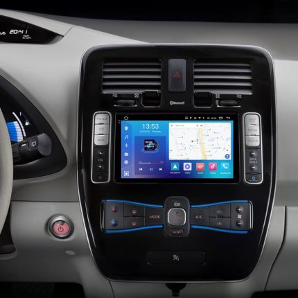 Штатна магнітола FORS.auto для Nissan Leaf 2009-2017 - вигляд збоку