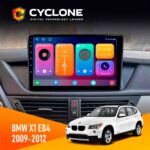Штатна магнітола BMW X1 E84 2009-2012 Cyclone C10-001 2x64 CPL