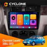 Штатна магнітола Cyclone C10 001 Chevrolet Lacetti 2004-2013 Black