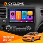 Штатна магнітола Honda Civic 2013-2017 Cyclone C10-001 2x64 CPL