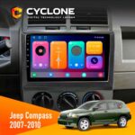 Штатна магнітола Jeep Compass 2007-2010 Cyclone C10-001 2x64 CPL