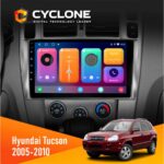 Штатна магнітола Hyundai Tucson 2005-2010 Cyclone C10-001 2x64 CPL