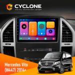 Штатна магнітола Mercedes Benz Vito W447 2014 Cyclone C10-001 2x64 CPL