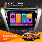 Штатна магнітола Nissan Murano 2015 Cyclone C10-001 2x64 CPL