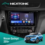 Штатна магнітола Nissan Qashqai X Trail Nextone N1002 CPL (2x32) - вигляд спереду