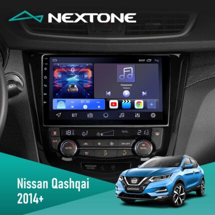 Штатна магнітола Nissan Qashqai X Trail Nextone N1002 CPL (2x32) - вигляд спереду