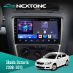 Штатна магнітола Skoda Octavia A5 Nextone Silver