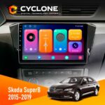 Штатна магнітола Skoda SuperB 2015-2019 Cyclone C10-001 2x64 CPL