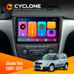 Штатна магнітола Skoda Yeti 2009-2017 Cyclone C10-001 2x64 CPL