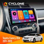 Штатна магнітола Toyota Camry 2011-2015 USA Cyclone C10 001 2x64 CPL