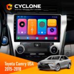 Штатна магнітола Toyota Camry 2015-2018 USA Cyclone C10-001 2x64 CPL