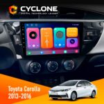 Штатна магнітола Toyota Corolla 2013-2016 Cyclone C10-001 2x64 CPL