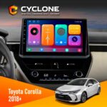 Штатна магнітола Cyclone C10 001 Toyota Corolla 2018