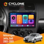 Штатна магнітола Volkswagen Golf 2003-2008 Cyclone C10-001 2x64 CPL