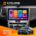 Штатна магнітола VW Passat (B6, B7) 2005-2014, CC 2012-2018 Cyclone C10-001 2x64 CPL