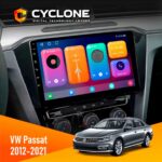 Штатна магнітола Volkswagen Passat 2012-2021 Cyclone C10-001 2x64 CPL