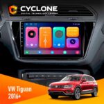 Штатна магнітола Volkswagen Tiguan 2016 Cyclone C10-001 2x64 CPL