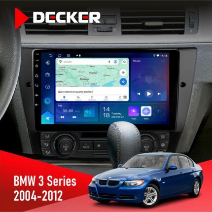 Штатна магнітола BMW 3 Series (E90, E91, E92, E93) 2004-2012 Decker D9-007 4x64 DSP 360 4G