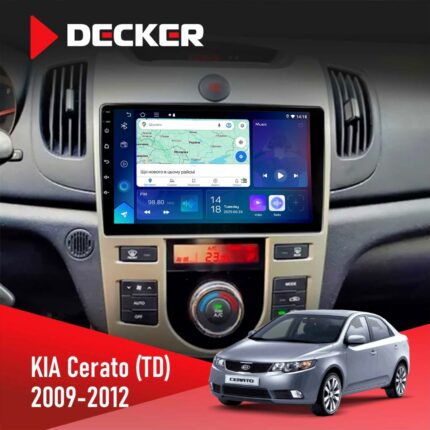 Штатна магнітола KIA Forte (TD) 2009-2012 Climate Decker D9-007 4x64 DSP 360 4G